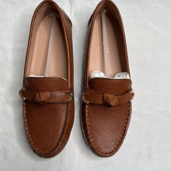 Cole Haan Evelyn Bow Driver Shoes Womens Loafers 7.5 B pecan brown - Picture 6 of 8
